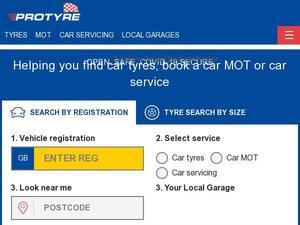 Protyre.co.uk voucher and cashback in March 2023
