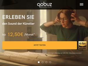 Qobuz.com Gutscheine & Cashback im Mai 2024