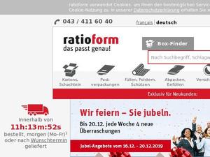 Ratioform.ch Gutscheine & Cashback im Mai 2022