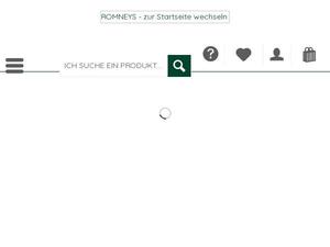 Romneys.de Gutscheine & Cashback im April 2023 Romneys.de Gutscheine & Cashback im April 2023