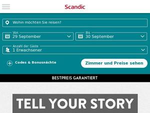 Scandichotels.de Gutscheine & Cashback im November 2023