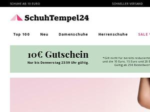 Schuhtempel24.de Gutscheine & Cashback im Mai 2022 Schuhtempel24.de Gutscheine & Cashback im Mai 2022