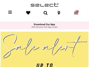 Selectfashion.co.uk voucher and cashback in May 2022