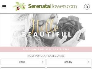 Serenataflowers.com voucher and cashback in June 2022
