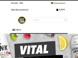 Shape-you.de Gutscheine & Cashback im Januar 2021 Shape-you.de Gutscheine & Cashback im Januar 2021