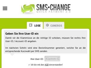 Sms-change.de Gutscheine & Cashback im Mai 2022