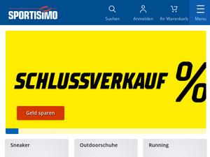 Sportisimo.de Gutscheine & Cashback im August 2022