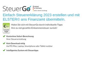 Steuergo.de Gutscheine & Cashback im April 2024