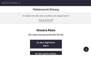 Sueddeutsche.de Gutscheine & Cashback im April 2024