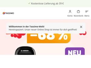 Tassimo.com Gutscheine & Cashback im April 2024