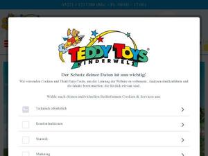 Teddytoys.de Gutscheine & Cashback im September 2023 Teddytoys.de Gutscheine & Cashback im September 2023