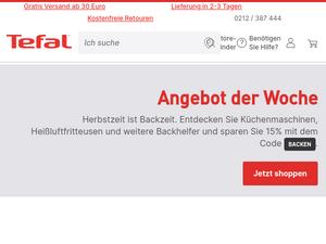 Tefal.de Gutscheine & Cashback im April 2024