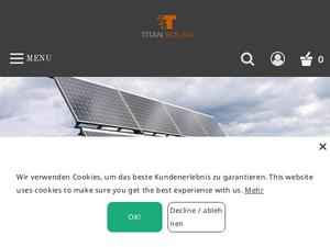 Titansolar.de Gutscheine & Cashback im Mai 2024