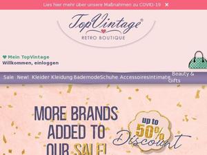 Topvintage.de Gutscheine & Cashback im November 2023 Topvintage.de Gutscheine & Cashback im November 2023