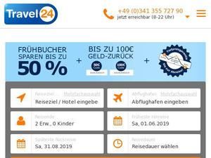 Travel24.com Gutscheine & Cashback im April 2024