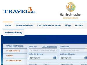 Travel3.de Gutscheine & Cashback im Juli 2022