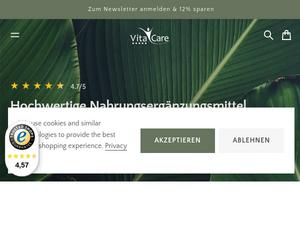 Vitacare-europe.com Gutscheine & Cashback im April 2024