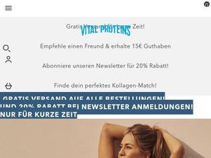 Vitalproteins.de Gutscheine & Cashback im März 2024