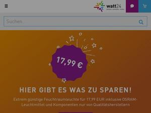 Watt24.com Gutscheine & Cashback im September 2022