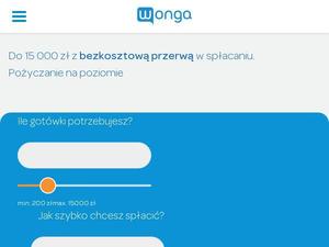 Wonga.pl Kupony i Cashback listopad 2022
