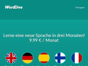 Worddive.com Gutscheine & Cashback im März 2023 Worddive.com Gutscheine & Cashback im März 2023