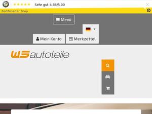 Ws-autoteile.com Gutscheine & Cashback im Januar 2021 Ws-autoteile.com Gutscheine & Cashback im Januar 2021