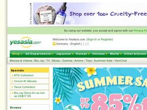 Yesasia.com Gutscheine & Cashback im Januar 2021 Yesasia.com Gutscheine & Cashback im Januar 2021