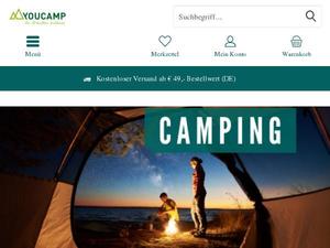 Youcamp.de Gutscheine & Cashback im April 2024